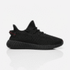 ShadowFlex Black Knit Sneakers