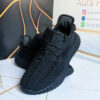 ShadowFlex Black Knit Sneakers